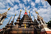 Chiang Mai - The Wat Phan Tao temple, the chedi. 